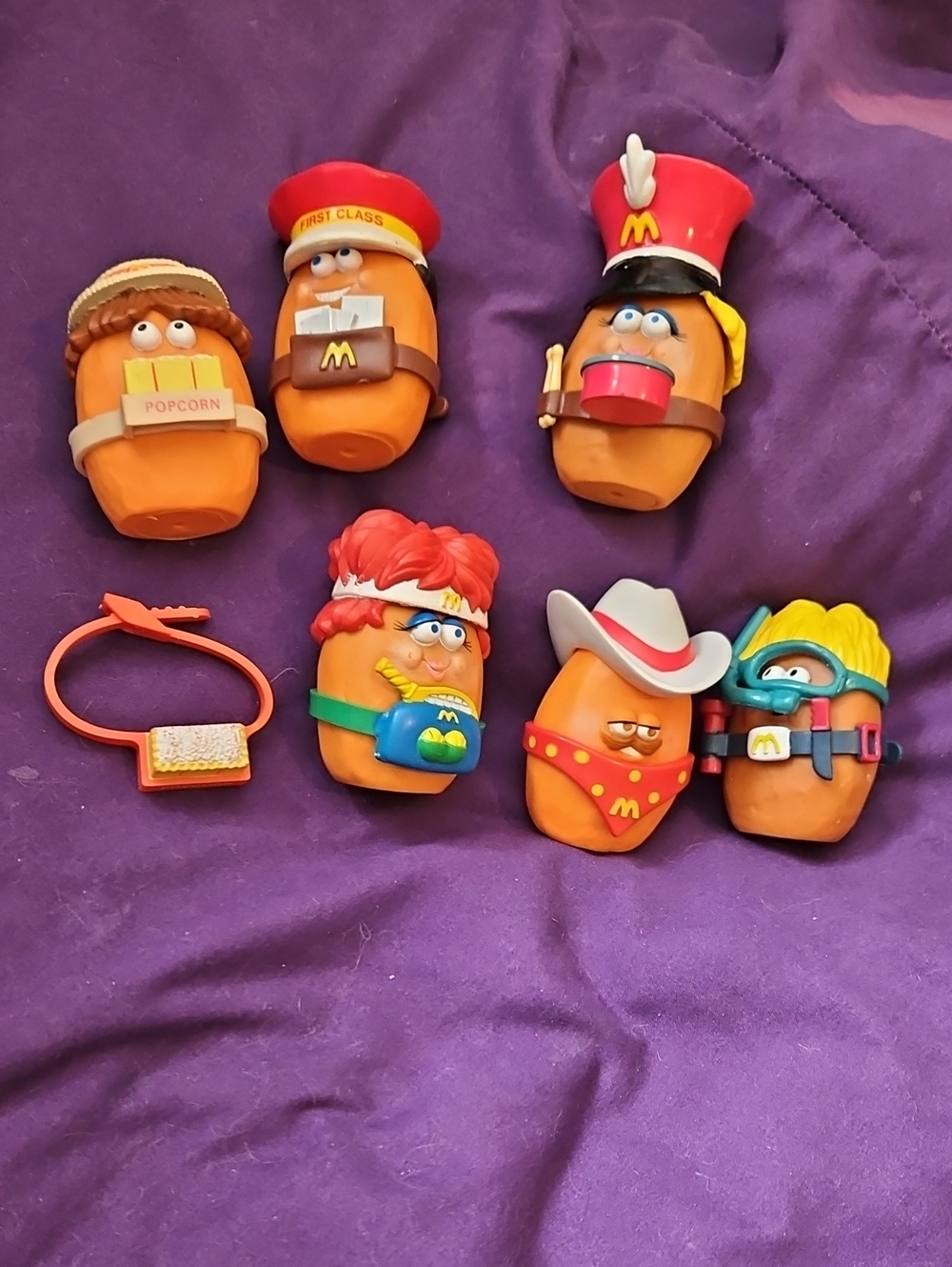 McDonald's Mcnugget Buddies Set Of 6, Vintage 1988 And 1992